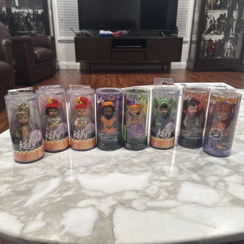 Barbie - Kelly Halloween Party Melody Tommy, Kelly - Lot of 8 Vintage Figures!