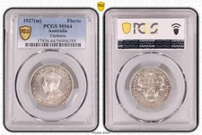 1927 Australian Canberra Florin Coin PCGS MS64
