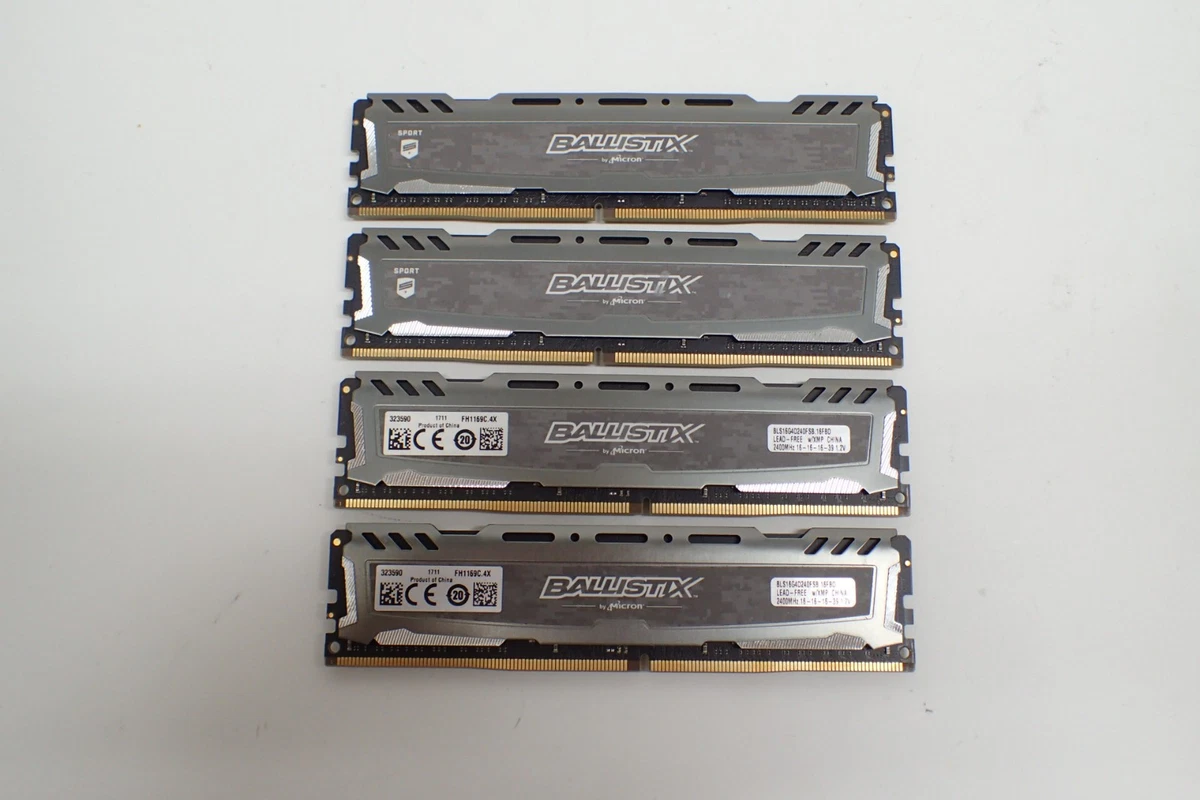 メモリー Ballistix DDR4 64g Crucial Ballistix 64GB (2 x 32GB) DDR4 3600 Desktop Memory