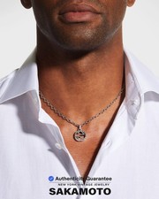 Gucci Textured Interlocking G Pendant Necklace