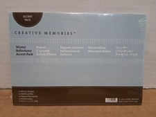 Creative Memories Winter Reflections Accent Pack 22 Die Cut Shapes BNIP