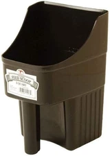 Little Giant Heavy Duty Plastic Black 3-Quart Stackable Feed Scoop
