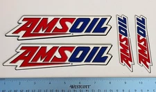Toolbox Racing decals. Nhra Nascar Hotrod stickers.  Amsoil Bundle 2 Pairs