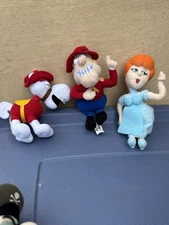 Stuffins Bullwinkle & Friends 1999 Plush Toy Dudley Do Right , Horse And Nell