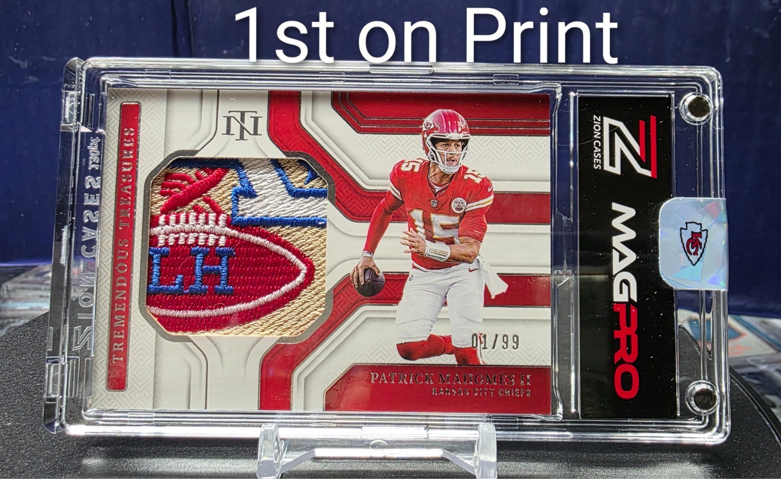 2024 National Treasures Tremendous Mahomes Chiefs Lamar Hunt Patch Logo READ💎🔥