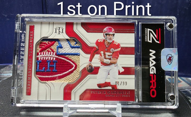 2024 National Treasures Tremendous Mahomes Chiefs Lamar Hunt Patch Logo READ💎🔥
