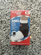 Walgreens Ankle With Side Stabilizer One Size Fits Left/Right Black