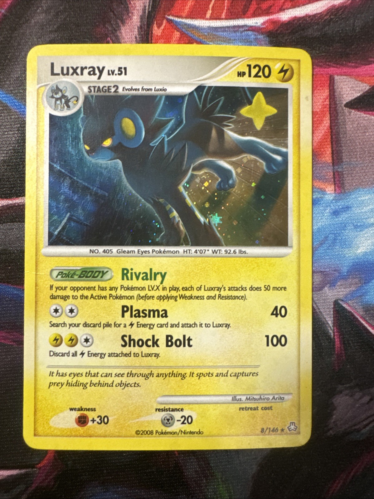 Luxray Holo Rare Legends Awakened Pokémon Card 8/146 LP