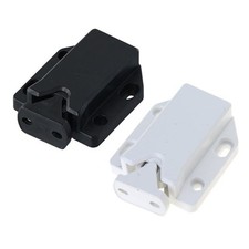 6Pcs Cabinet Push Open Latches Touch Latches Rebound self-Locking Device Push