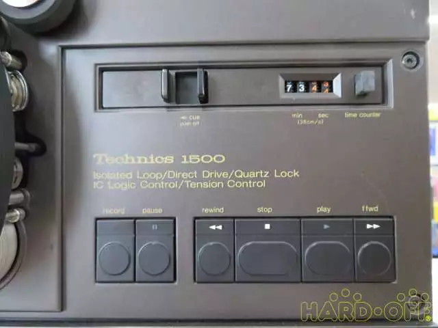 TECHNICS Open Reel Deck RS-1500U Black Good Condition From Japan