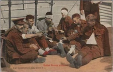 Postcard British Military Troops at Havre France 