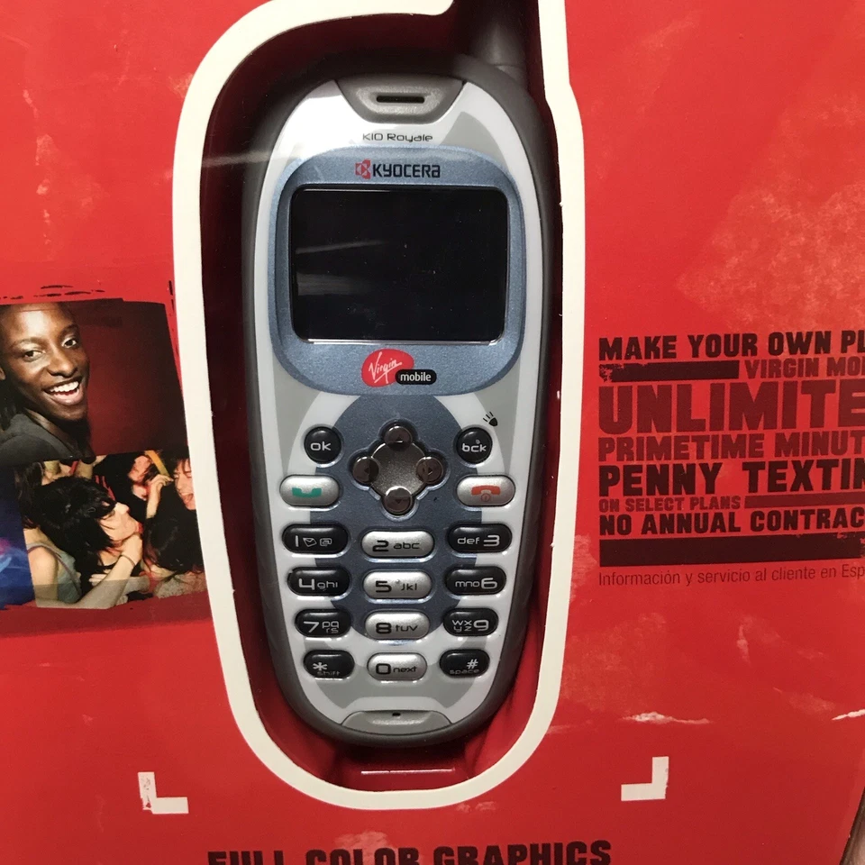 NEW - Kyocera Virgin Mobile K10 Royale Cell Phone - FACTORY SEALED ‘04 - Image 3 of 4