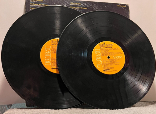 A41 This Is Christmas, 1971 RCA Victor Records VPS-6046 - Holiday 2 LP Vinyl Set - Picture 3 of 3