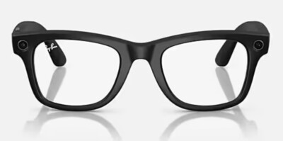 RAY-BAN Meta Wayfarer RW4006 Sunglasses Shiny Black