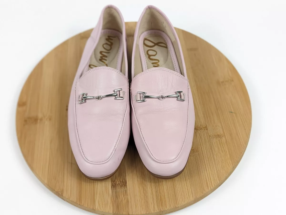 Sam Edelman Womens Lucie Horse Bit Flats Loafer Pink Leather Shoes Size 7 M