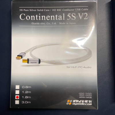 ★oyaide オーディオUSBケーブル Continental 5S  美品★ Continental 5S V2(Hi-Fi USBケーブル)