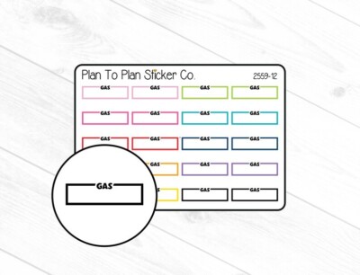 2559-12~~Gas Boxes Planner Stickers.