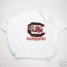 South Carolina Gamecocks  Officially Licensed NCAA Dog T-Shirt White
