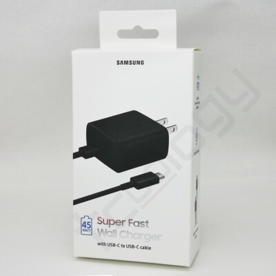 Original Samsung Galaxy S26 S25 +/Ultra 45W Super Fast Power Adapter- NEW in BOX