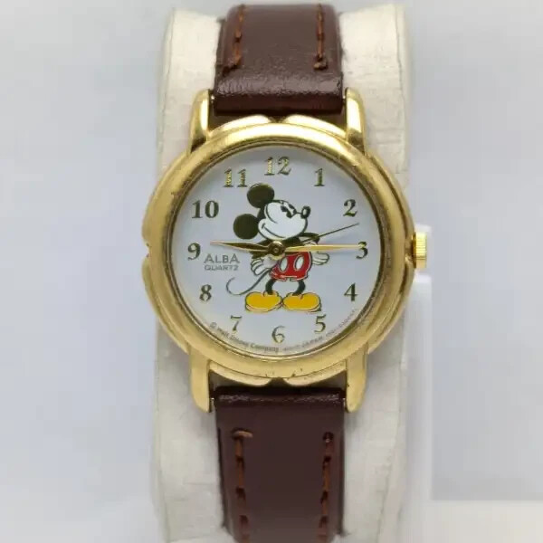 Disney - minko Disney TIME WORKS Minnie Mouse Watch, Lorus by Seiko, Quartz