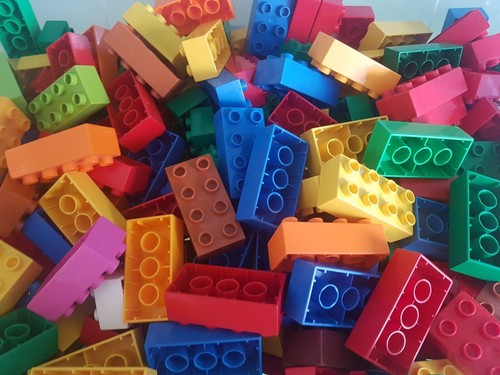 (D) Lego Duplo® 8er Grundbausteine -10-100 Stück -2x4er Steine- Bausteine - Bild 4 von 4