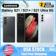 New Samsung Galaxy S21+ Plus/ S21 Ultra 5G 128GB Factory Unlocked GSM 2Yr Wty