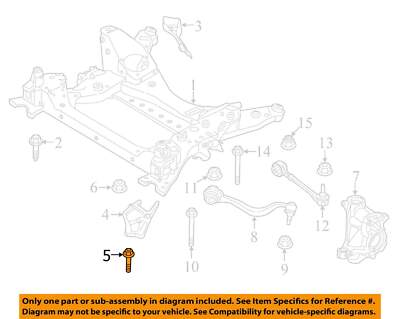 BMW OEM 2018 X3 Front Suspension-Reinforcement Plate Bolt  