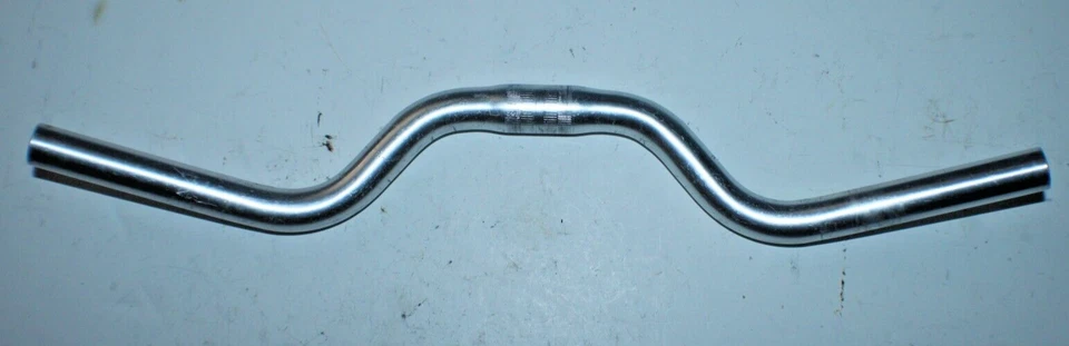 Manillar MTB 25,4 mm 50 cm 2,5" barra elevadora plateada cómoda híbrida ¡Envío rápido a EE. UU.! Foto 2 de 4