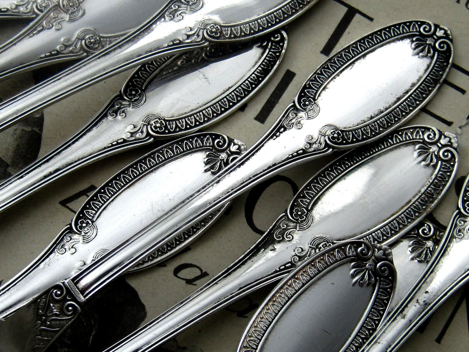 ❤️ CUCHARA HELADO IMPERIO IMPERO 4 1/2”-10pC DI CRISTOFALO -como BUCELLATI patt Foto 3 de 4