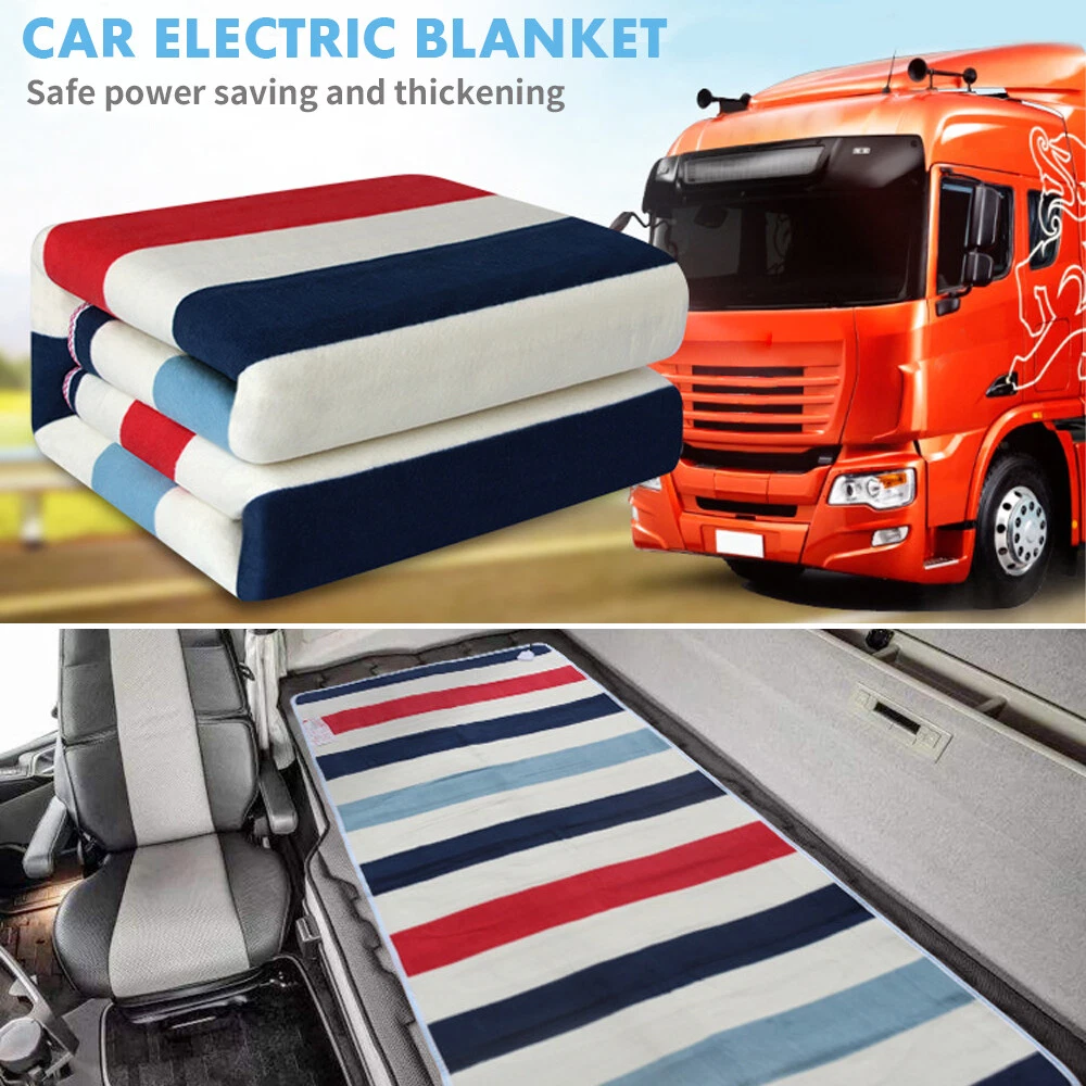 Heated Car Blanket 12V Electric Heating for RV SUVs 85W Thicker Warmer  Heater | eBay