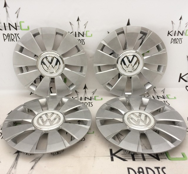 VW up 20112017 Fox Etc Genuine Set of 4 14" Wheel Trims Cap 1S0601147G