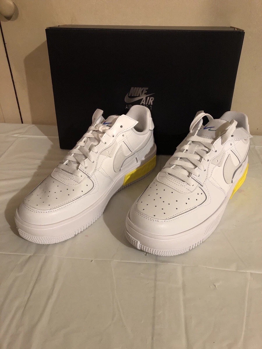 Size 10.5 - Nike Air Force 1 Fontanka White Opti Yellow 2021