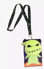 Disney Nightmare Before Christmas Oogie Boogie Plush Lanyard Cardholder Pouch
