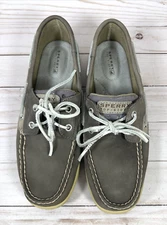 Sperry Top Sider Women's Size 9 M Tan Gray Casual Angelfish  Boat Shoes