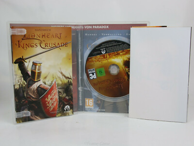 PC CD DVD OVP Lionheart Kings Crusade mit Poster 