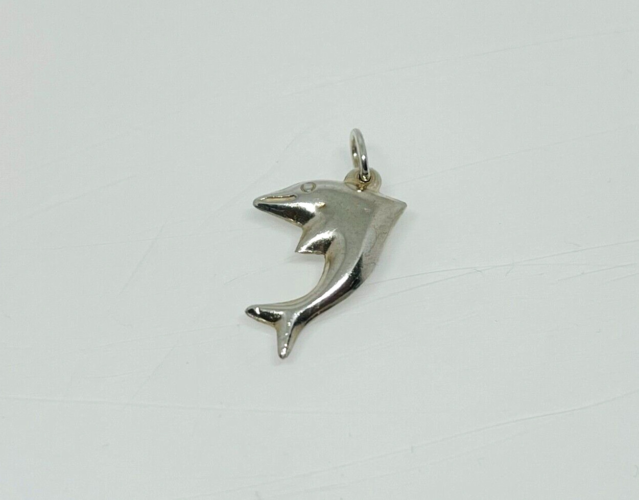 Gorgeous Solid Artistic Fish Pendant 925 solid si… - image 1