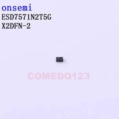 50PCSx ESD7571N2T5G X2DFN-2 onsemi ESD Protection Devices #W6*