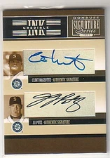 2005 Donruss Signature INKcredible Combos #34 Clint Nageotte/J.J. Putz Autograph