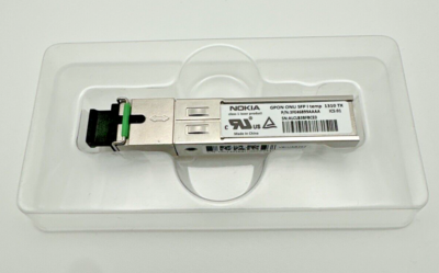 Nokia | 3FE46899AAAA | GPON ONU SFP 1310 TX Transceiver Nokia | 3FE46899AAAA | GPON ONU SFP 1310 TX Transceiver