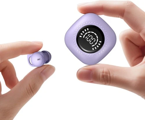 Sleep Headphones, Invisible Sleep Earbuds for Side Sleepers (Purple)