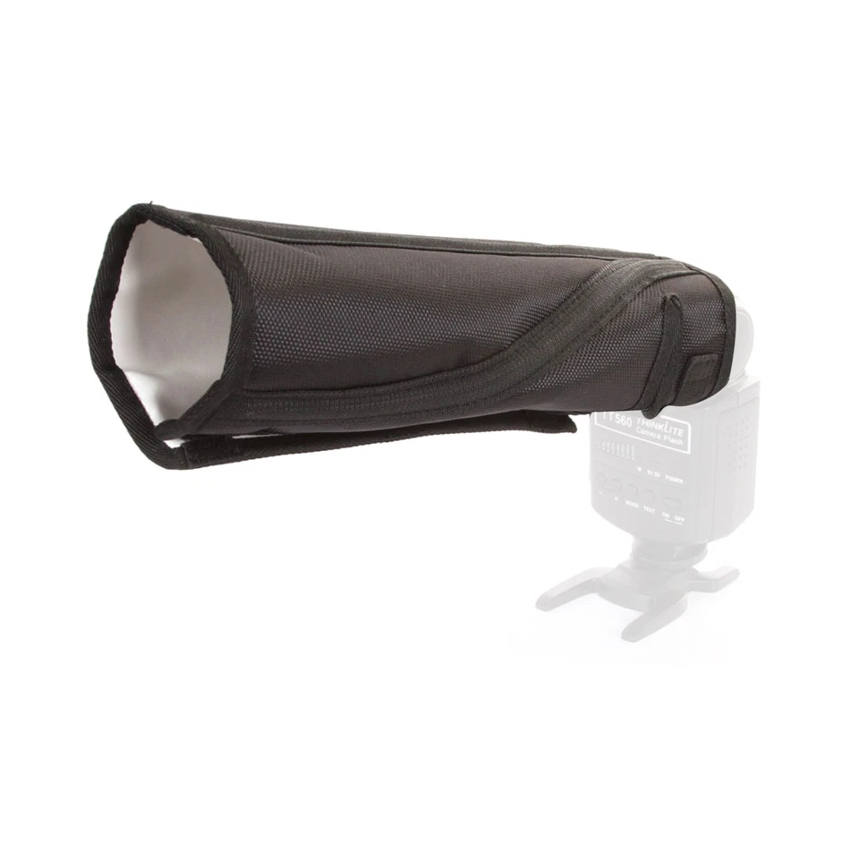 Foldable Speedlight Reflector Snoot Sealed Flash Diffuser For DSLR Canon Nikon D - Image 4 of 4
