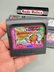 SEGA Game Gear 7 Game Bundle - Sonic, Tempo Jr, Headdy, Captain America, Etc