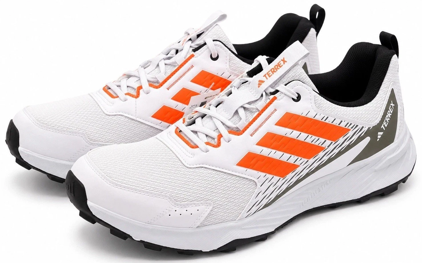 Adidas Terrex Tracefinder Men's Size 15 White Orange Trail Running Shoes JI4284