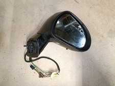 peugeot 308CC drivers side power folding wing mirror in black (lowes)