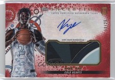 2022-23 Topps Inception OTE Overtime Elite Relic Red 19/25 Kok Yat Auto 19n6