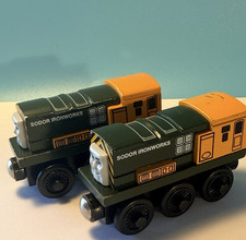 Sodor Ironworks Iron Bert 'Arry Thomas Friends Wooden Railway Engines VGUC