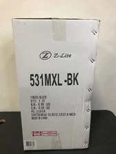 1-Light Black Outdoor Wall Sconce with Clear Beveled Glass