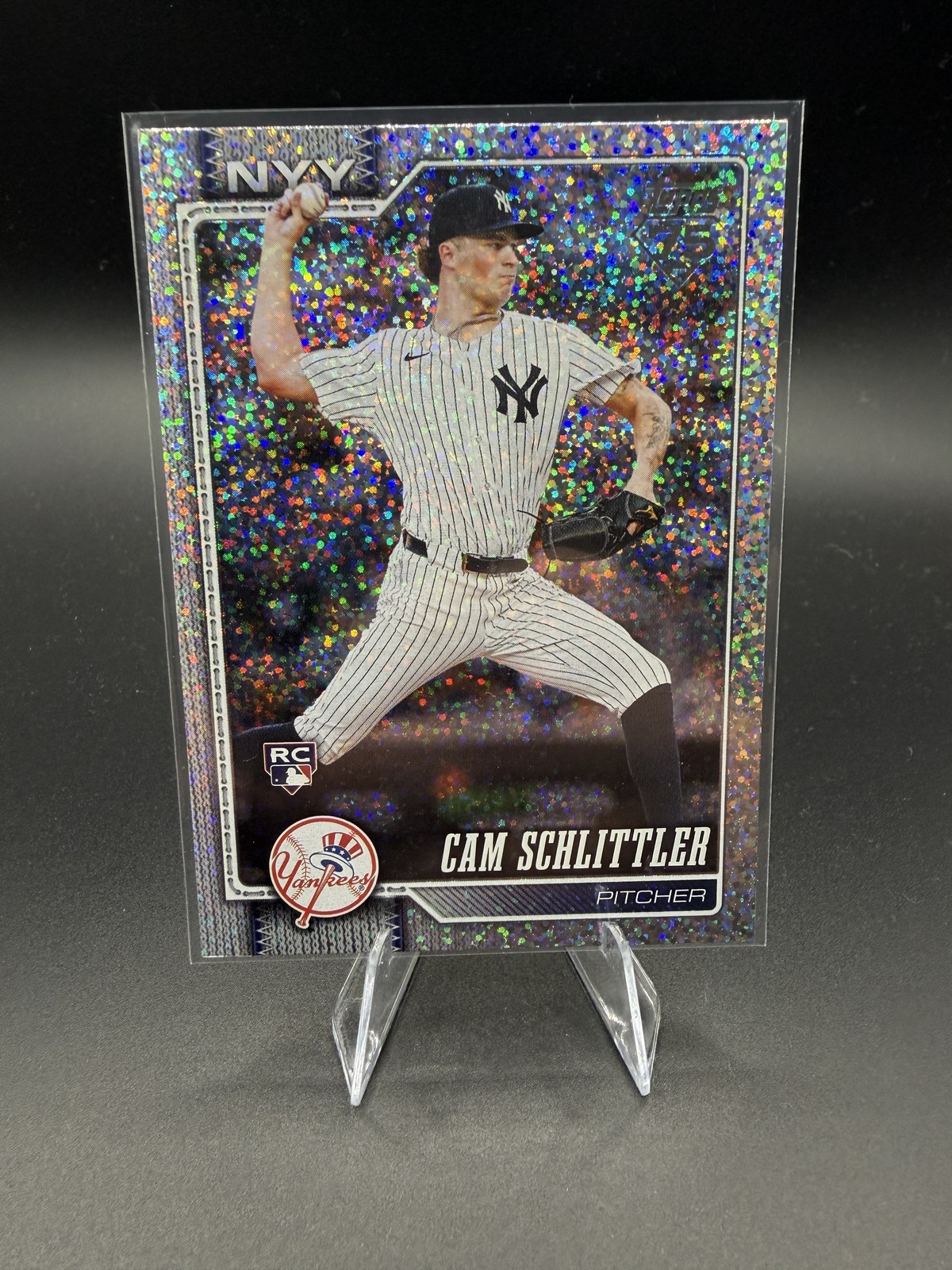 2026 Topps #111 Cam Schlittler Sandglitter