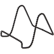 Bard's Twisted Black Wire Easel Stand, 3" H x 3" W x 4.5" D