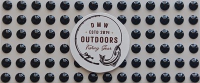 3D Fish Eyes-BLACK (Solid)-3mm (1/8'')-168/pk-Fly Tying-Lures-Jigs-Crafts-Flies